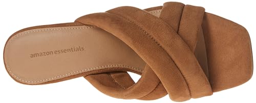 Image of Amazon Essentials Women's Crossover Block Heeled Mules Sandal with Padded Straps and Memory Foam Insole