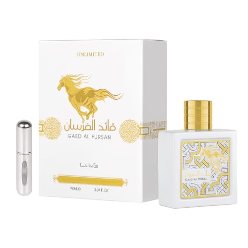Perfume Árabe Qaed Al Fursan Unlimited 90 ml – Original de...