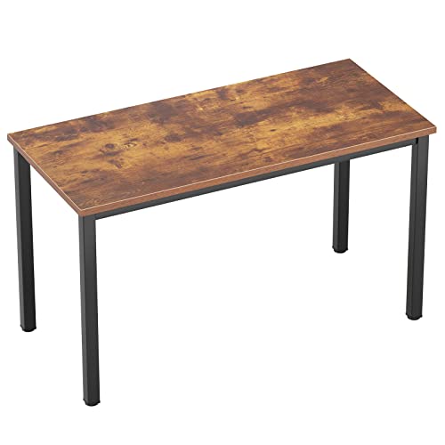 AuraCraft Computer Schreibtisch pc Tisch bürotisch kinderschreibtisch Gaming Schreibtisch klein Arbeitsplatz für das Home-Office (Vintage-Schwarz, 120X60CM)