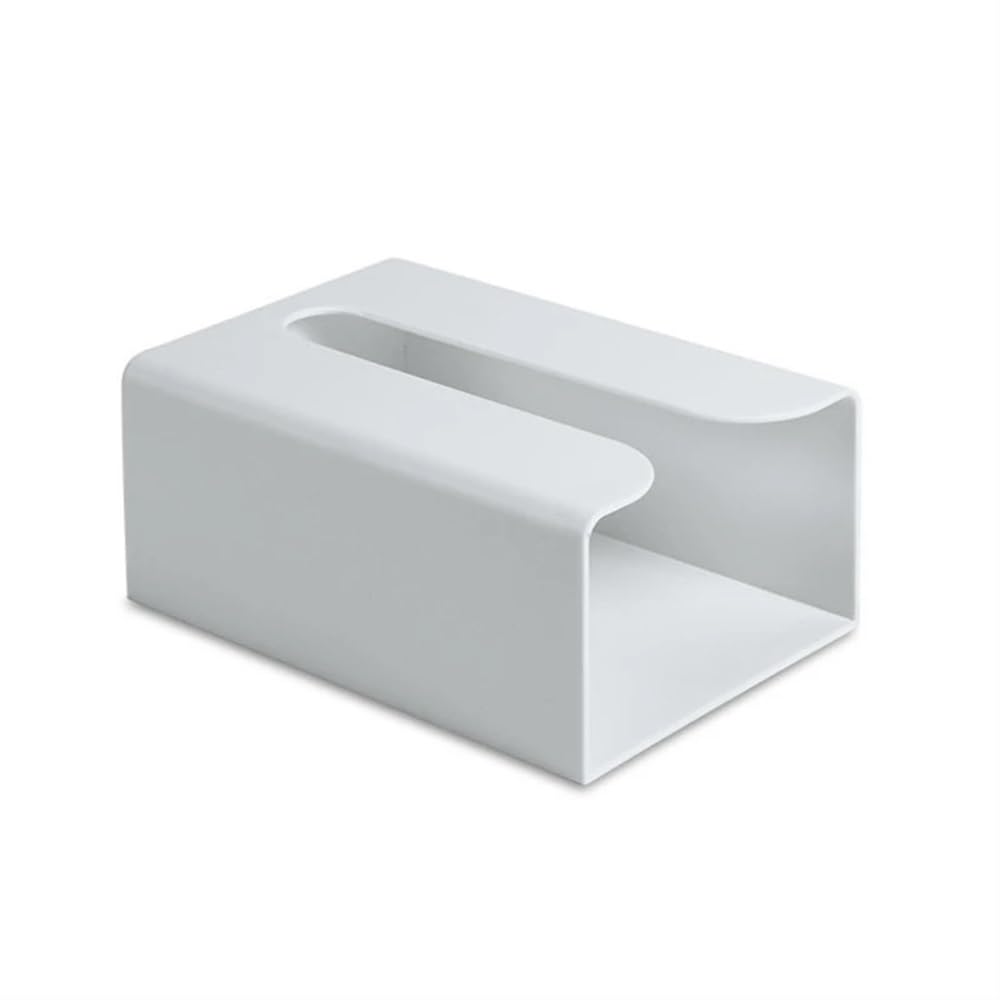Aimanqi Dark Grey Wall Mounted Tissue Box Cover Self Adhesive For Tissue Box Napkin Holder Garbage Dispenser For Bathroom Kitchen(Dark Grey)