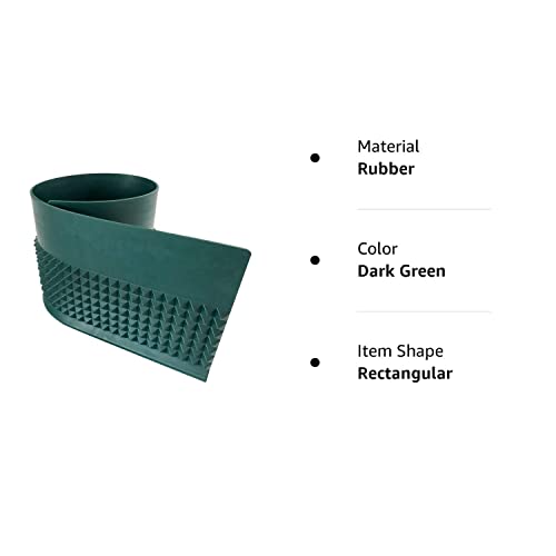 Yuanhe Craps Diamond Pyramid Bumper Rubber 48"X11" (Dark Green) #TOP5