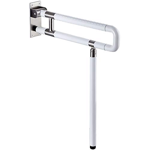 Grab Bars Chwytaki prysznicowe Składany podłokietnik ze stali nierdzewnej Dostępna toaleta łazienkowa dla osób starszych Łazienka Balance Bar (kolor: żółty, rozmiar: 60c