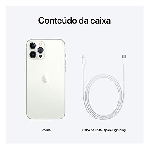 Iphone 12 Pro Max Apple Prata, 512gb Desbloqueado - Mgdh3bz/a