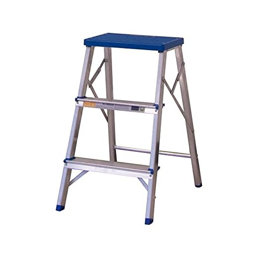 Banqueta Dobravel 3 Degraus em Aluminio Alumasa 120 kg de Capacidade