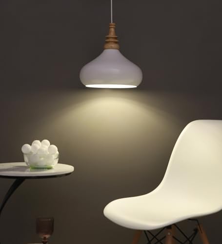 Image of MONI Lights Celling Hanging Light for Room, Table, Holl, Garden House Decoration Pendants Light of Pattern Aluminium White ML-056WHT(Pack of 2)