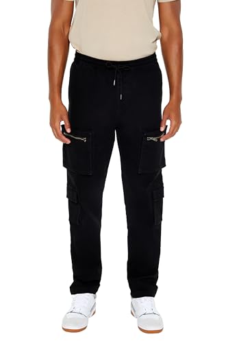 Forever 21 Men's Slim-fit Mid-Rise Cargo Joggers2