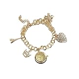 YBNKKUXKN Reloj Reloj de pulsera con cadena colgante, joyería, relojes de pulsera creativos for mujer, se pueden regalar a novias y esposas. Relojes