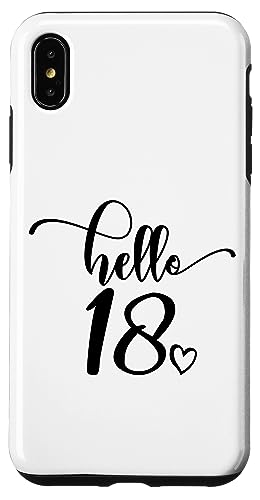 18�΂̒a���� �����p ���̎q Hello 18 ���킢�� 18�� �X�}�z�P�[�X iPhone XS Max �p