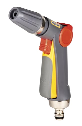 HOZELOCK - Jet-Spray Gun Plus : Compact Multi-task Gun, Watering & Cleaning, Lockable: Adjustable Nozzle