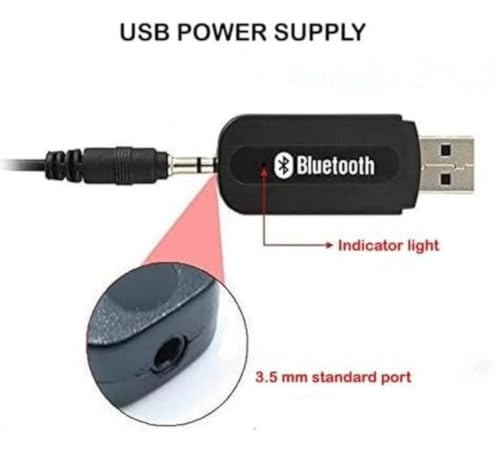 Image of Trendy BT-Receiver Car Wireless Bluetooth Receiver Adapter 3.5Mm Aux Audio Stereo Music Home Hands Free Car Kit Device