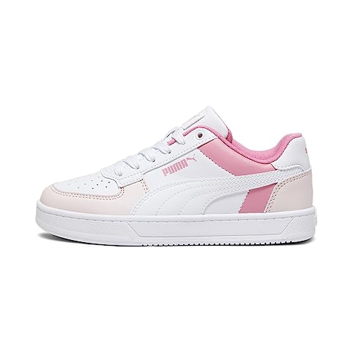 Image of Puma Kids' Caven 2.0 Block Puma White-Silver Sky-Strawberry Burst Big Kid 5.5