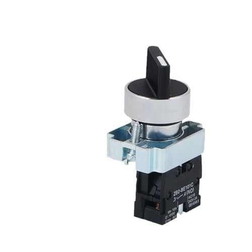 Sélecteur rotatif 22 mm bouton de commutation noir robuste XB2-BD21 de précision