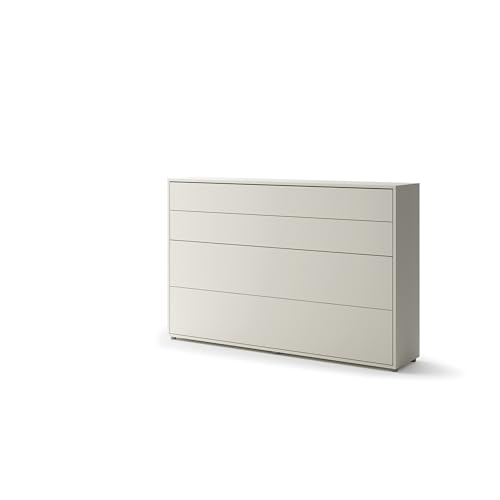 Lenart Bed Concept BC05 - Cama plegable horizontal (120 x 200 cm, con cama plegable integrada), color marrón