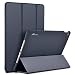 rooCASE iPad Pro 12.9 Case, Optigon Lightweight Slim Shell Trifold Folio Case Stand with Auto Sleep/Wake Function for Apple iPad Pro 12.9 Inch (Both 2017 and 2015 Models), Black