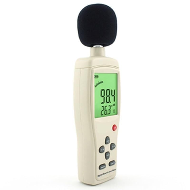 Medidor de decibelios, Medidor de nivel sonido digital portátil con pantalla LCD más