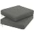 Favoyard Outdoor Chair Cushion 19 x 19 x 3 Inch Rainproof & 3-Year Fade Resistant Patio Furniture Cushions with Removable Cover and Adjustable Ties for Garden Sofa Couch Pads Set of 2, Dark Gray