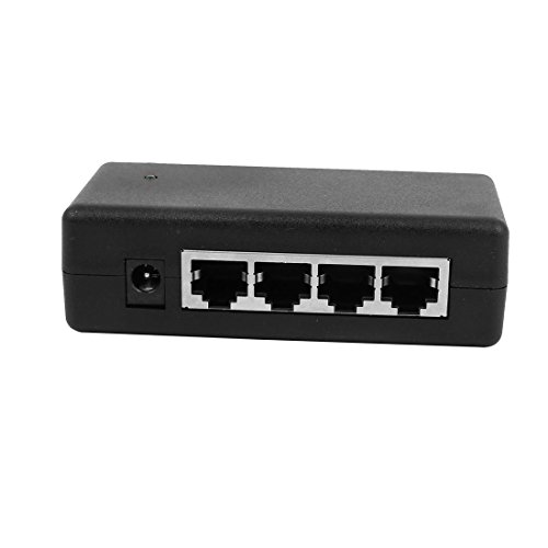 Aexit Módulo Injector Power Over Ethernet 4 Puertos LAN POE para Adaptadores de Red y Cámaras IP miniatura 2