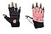 Guantes de cuero sin puntas de los dedos, para artes marciales, MMA,...