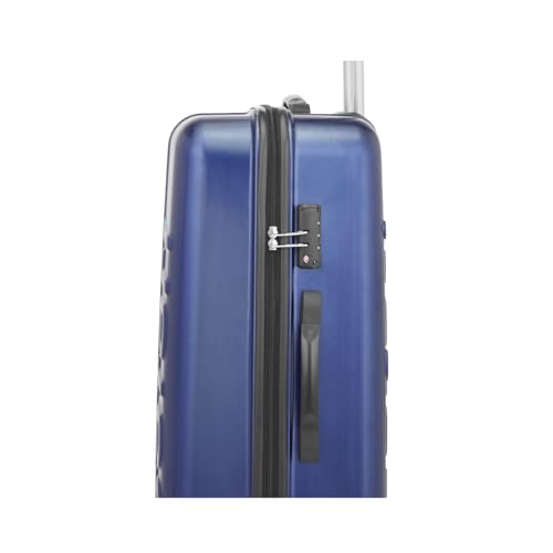 Image of Safari Ignite 8 Wheels 81 Cms Large Cabin Trolley Bag Hard Case Polycarbonate 360 Degree Wheeling System Luggage, Trolley Bags for Travel, Suitcase for Travel, Midnight Blue