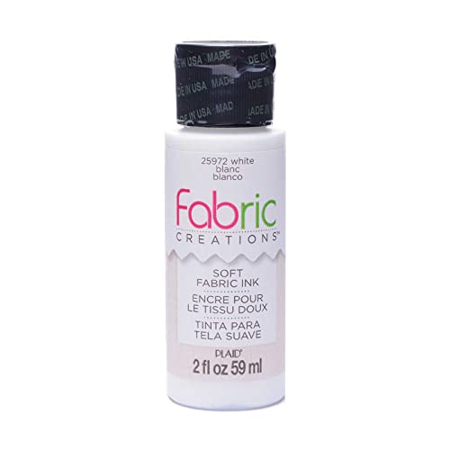 Fabric Creations Fabric Ink in Assorted Colors (2-Ounce), White