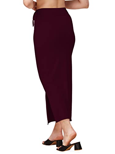 Image of Mehrang Microfiber Saree Shapewear Petticoat for Women, Cotton Blended Shape Wear Dress for Saree