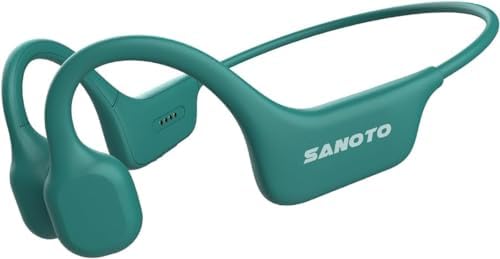 SANOTO Bone Conduction Headphones Bluetooth 5.3 Open Ear Headphon...