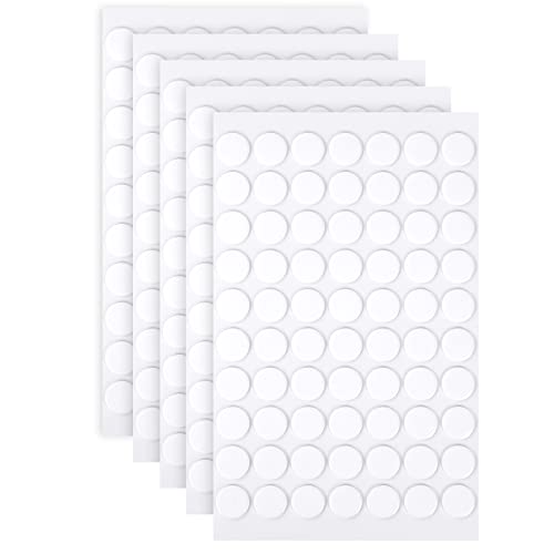 OFFCUP Adhesivo Redondo 10mm, 350 Pares Autoadhesivo Puntos, Lunares Adhesivo Cintas, Autoadhesivo Puntos de Adhesivo, para Decoraciones de Fiesta, Arte de Bricolaje, Decoración del Hogar Cover