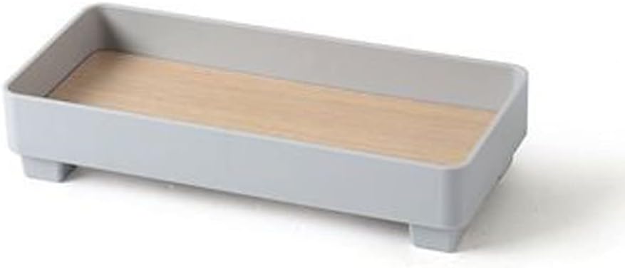 FMURY Storage Tray Wooden Cosmetic Storage Box Multifunctional Sundries Storage Box