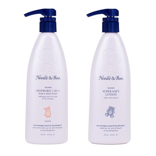 Image of Noodle & Boo Newborn 2-in-1 Baby Shampoo and Body Wash, Tear-Free, Hypoallergenic, Plant-Based Baby Bath Essentials, Moisturizing, pH-Balanced, Vitamin-Enriched, Pediatrician-Tested
