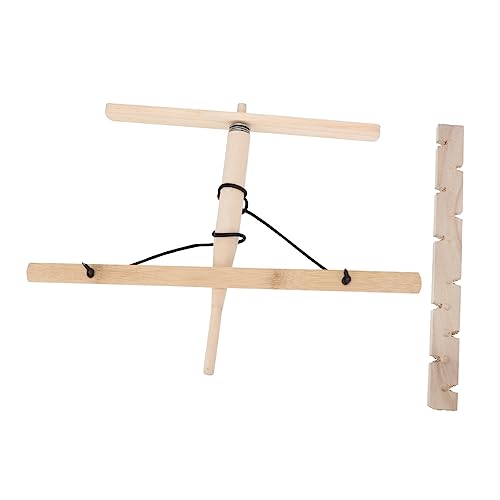 CORHAD Outdoor Fire Starting Kit Natural Wooden Fire Marker Bow Drill Material Fine Grinding Smooth Surface