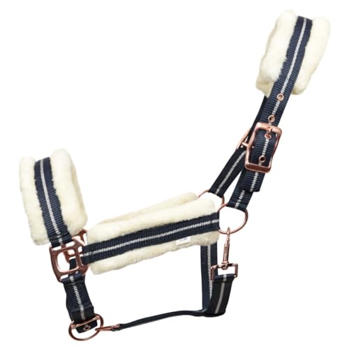 Licol avec longline Horses Kara bleu et argent taille Full en nylon