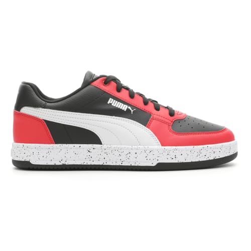 PUMA Mens Caven 2.0 Speckle Lace Up Sneakers Shoes Casual - Black, Red - Size 8.5 M