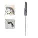 Produktbild AiYoYo Staubwedel Duster mit Teleskop Stange Mikrofasern Staubwischer Waschbar Staubbesen 360°Verbiegbare Eckbesen, Entfernt Mühelos Staub und Spinnweben, 126-179cm