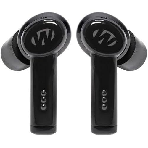 Walker's Disrupter Bluetooth Earbuds - Hunting Range Shooting Active Lifestyle Ear Protection Hearing Enhancement Noise-Cancelling Rechargeable Wireless Electronic Earbuds