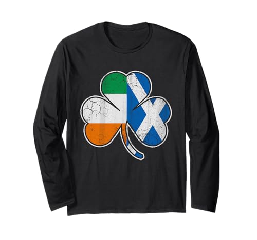 Scotch Irish Shamrock Scottish St Patrick Day Manche Longue