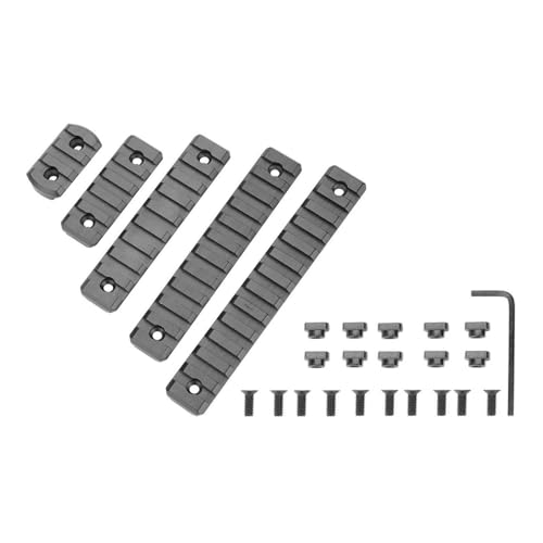 Système de rail latéral anodisé noir pour fixer solidement tous vos accessoires