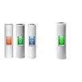 iSpring F3WGB32BPB 4.5” x 20” 3-Stage Whole House Water Filter Replacement Pack, Carbon Block, and Lead Reducing Cartridges, Fits WGB32B-PB & FC25B Whole House Water Filter Replacement Cartridge