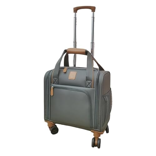 旅行バッグ レディース、boston bag、スーツケース 機内持ち込み、行李箱、小型キャリーケース、撥水 耐衝撃 、キャスター付き、ファスナー式 、luggage、軽量で持ち運びやすく、ボストンバッグ 旅行やビジネスにも 男女兼用 (グレー)