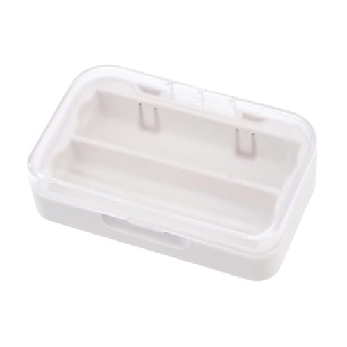 NOLITOY 箱 口紅収納ボックス メイクアップオーガナイザー 蓋付き収納ボックス 画面 makeup box make up box 化粧品収納ホルダー デスクトップオーガナイザー pp 白い