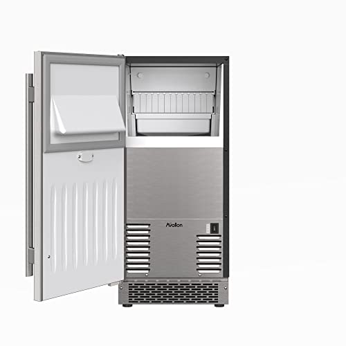 Fabricadora de Hielo Avallon 56 lb diaria Acero Inox miniatura 7