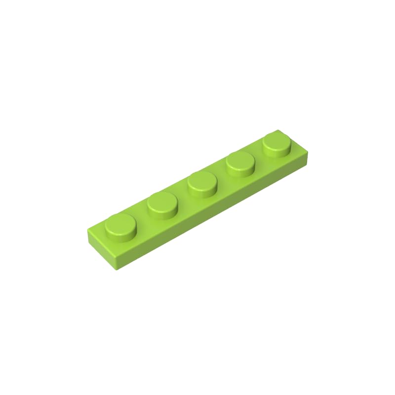 XYEIUGO GDS-90026 78329 Foundation Plate 1x5 Base Plate, Lime, 50 PCS โ image 1