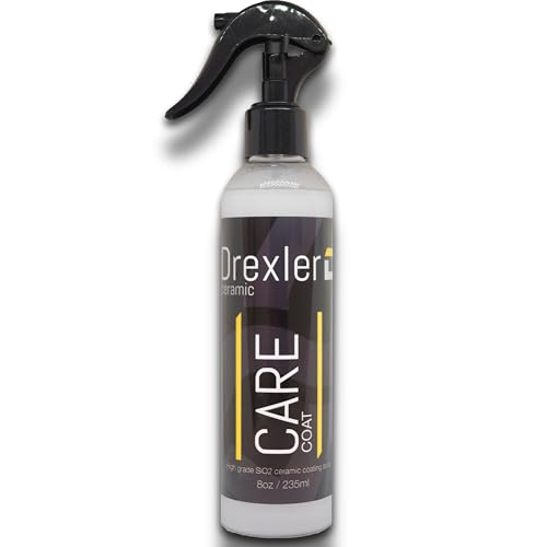 Drexler Ceramic Care Coat 235ml – Spray Céramique Hydrophobe pour Auto, DIY Facile, Protection Jantes, Vitres et Peinture, Entretien Reload Protection Professionnel Cire Voiture Nano Ceramic Coating