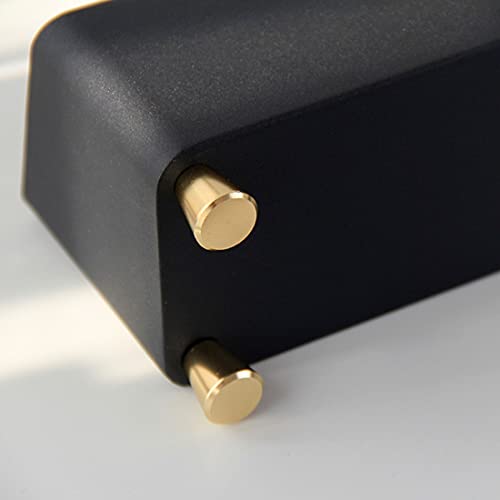 Boîte de rangement de bureau en fer noir à 3 compartiments pour télécommandes - 5