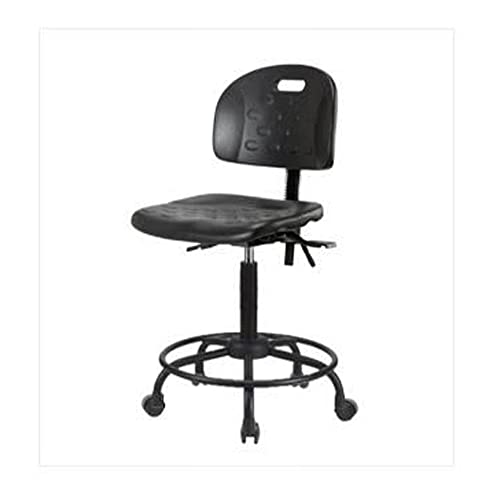 Chaise haute industrielle polyuréthane Thomas ECOM structure robuste base ronde