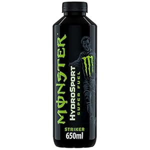 Monster HydroSport, Energiedrankje met citroensmaak, Ideaal voor sporters, Bevat 200 mg natuurlijke cafeïne en BCAA…