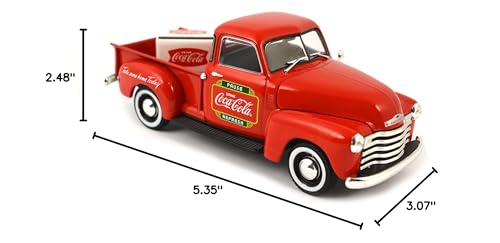 Coca-Cola 1:43 1953 Chevy Pickup con Cooler de Metal miniatura 7