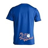 [アートワークスコウベ] バスケ Tシャツ 半袖 練習着 ドライ バスケをしている時間が好き ユニセックス S コバルトブルー