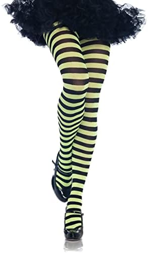 Leg Avenue womens 7100 Nylon Striped 
