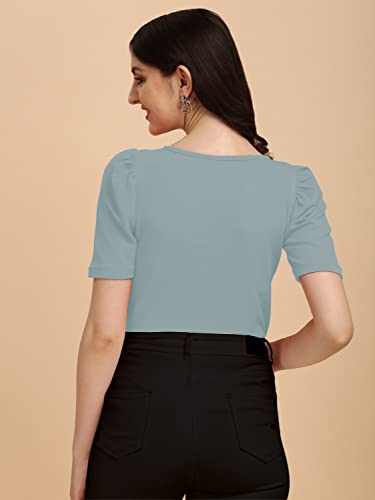 Image of Wedani Women's Solid Regular Fit Blouse