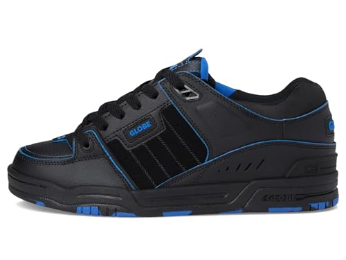 Image of Globe Men's Fusion, Black /Blue /Mosaic, 7, Medium